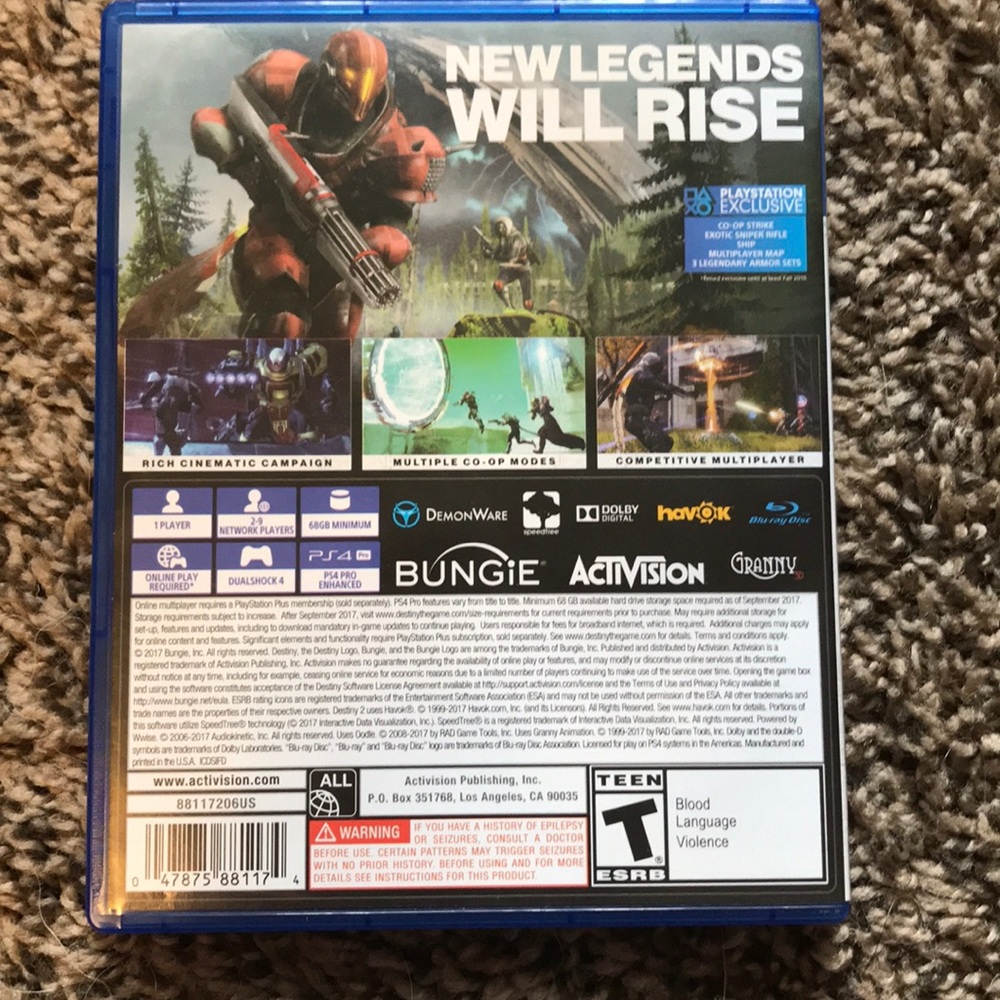 Destiny PS4 game - Picture 2 of 2
